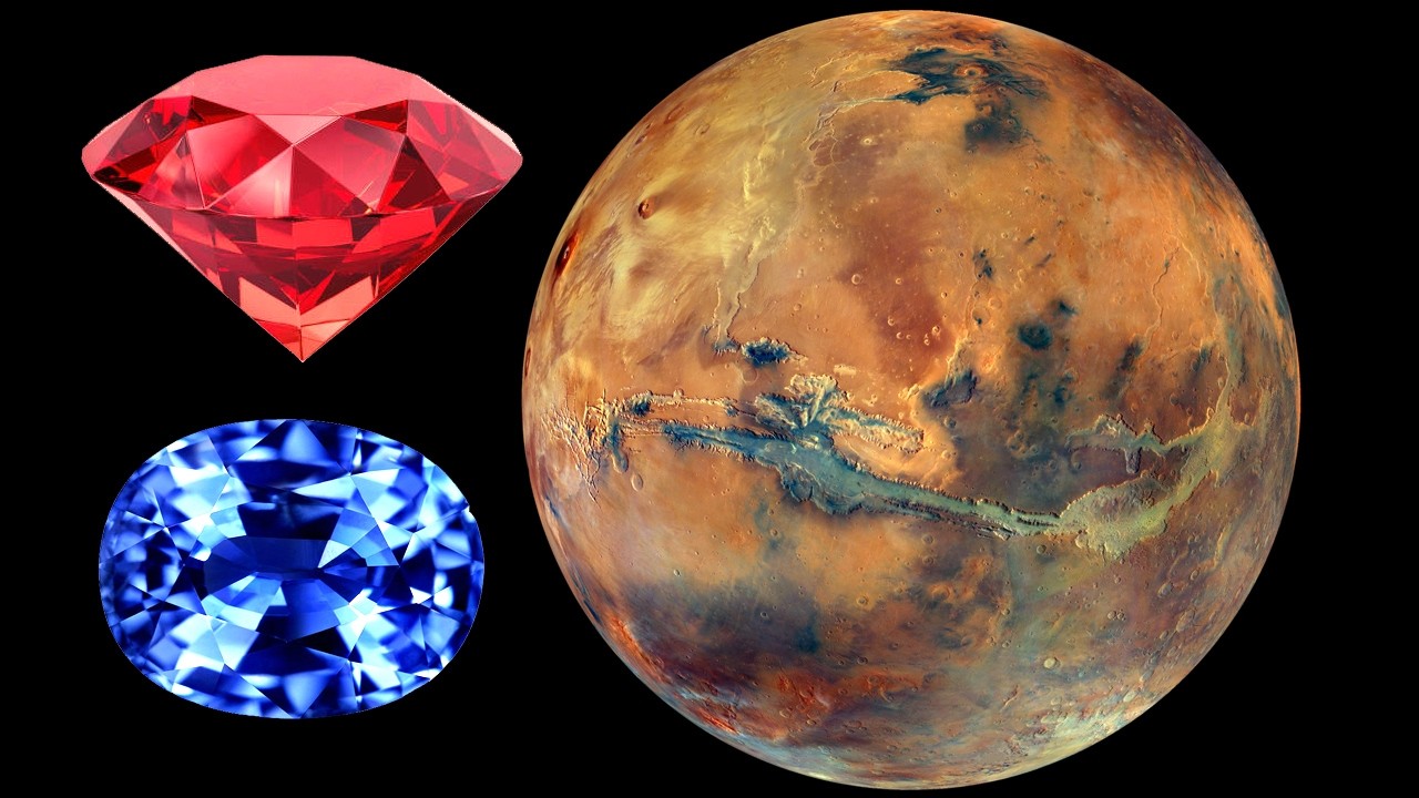 ¿Rubíes y Zafiros en Marte?