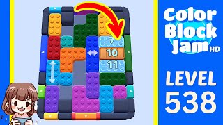 Solution du Niveau 538 de Color Block Jam