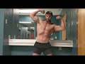 Arm day flexing post workout session #2 men's physique bodybuilding