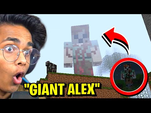 The Minecraft Entity - GIANT ALEX (Real Footage)