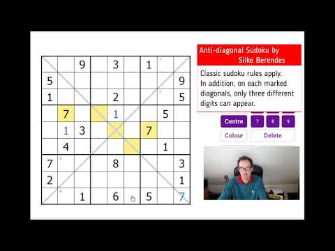 Anti-Diagonal Sudoku From The World Cup