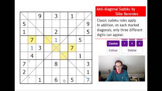 Anti-Diagonal Sudoku From The World Cup