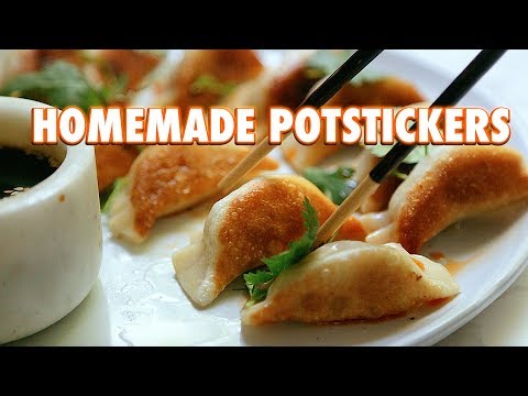 Potstickers Made From Scratch (Pan Fried Dumplings)