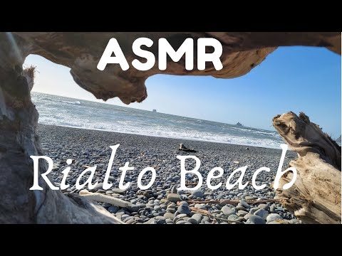 4K Nature ASMR - Rialto Beach, Forks, WA Relaxing beach and wave sound and walking