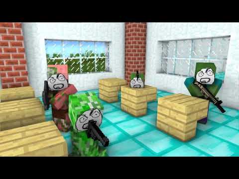 Monster School   JailBreak Challenge   Minecraft Animation