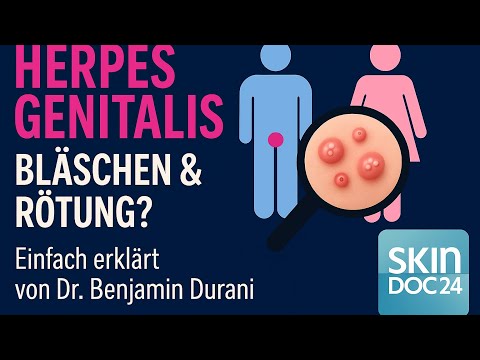 Genital herpes: Blisters and redness on the penis or vagina? Symptoms explained!