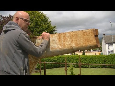 Shibumi Boat Build EP 10 - Shaping the anchor nose cone -  Steel Boat Building