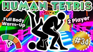 HUMAN TETRIS x 2 PLAYERS 🔥 | Ultimate Duo Challenge | Interactive Warm Up #34