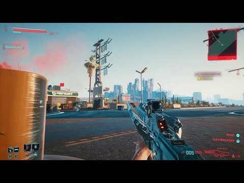 Cyberpunk 2077 Life During Wartime Gas Station Mission Gameplay find hellman at gas station