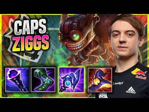 CAPS CHILLING WITH ZIGGS! - G2 Caps Plays Ziggs MID vs Yone! | Season 11