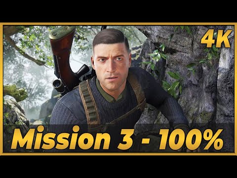 Sniper Elite 5 (PC) - 4K Gameplay - Mission 3 - Spy Academy - Walkthrough (100% Collectibles)