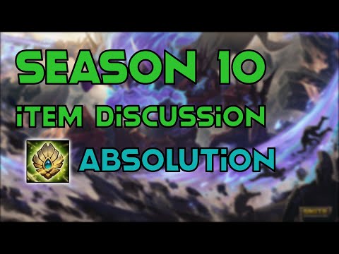 SMITE Season 10 New Items - Absolution