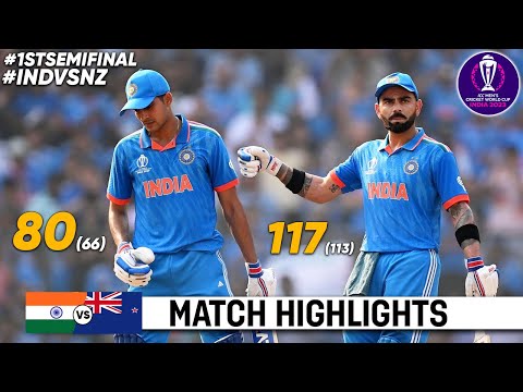 India vs New Zealand World Cup 2023 21st Match Highlights 2023 | IND vs NZ 21st ODI Highlights