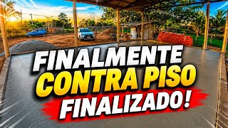 CHEGOU A HORA DE FAZER O CONTRA-PISO DA NOSSA OBRA