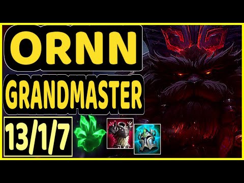 BIOPANTHER (ORNN) - 13/1/7 KDA GAMEPLAY - OC Ranked GRANDMASTER