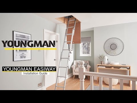 How to install the Easiway 3 Section Aluminium Loft Ladder
