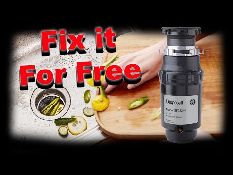 How To Fix A Garbage Disposal - Buzzing - Humming - Not Running At All - Or Clogged
