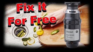 How To Fix A Garbage Disposal - Buzzing - Humming - Not Running At All - Or Clogged