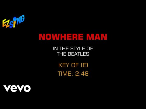 Beatles - Nowhere Man (Karaoke EZ Sing)