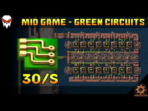 Factorio: Green Circuits T3 Blueprint - Mid Game Moduled (Space Age DLC)