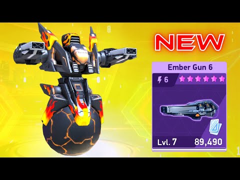 NEW WEAPON Ember Gun with Nomad Killshot & Slingshot - Mech Arena
