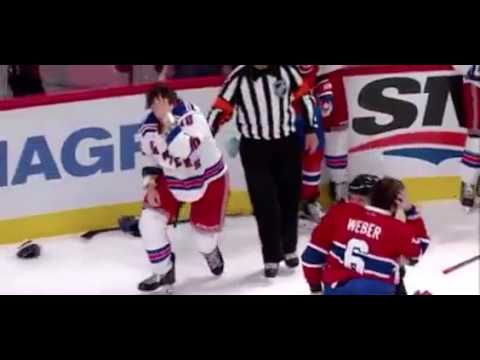 Fight Shea Weber Vs J-T Miller and Ott Hit on Zucarello