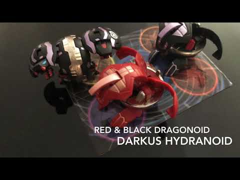 Bakugan B1 - Metal Belt Delta Dragonoid & Dual Darkus Hydranoid - Season 1