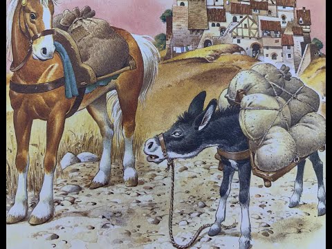 'Тяжёлая ноша'. Басня по мотивам басен Эзопа в пересказе Е Каргановой. Аудиосказка.