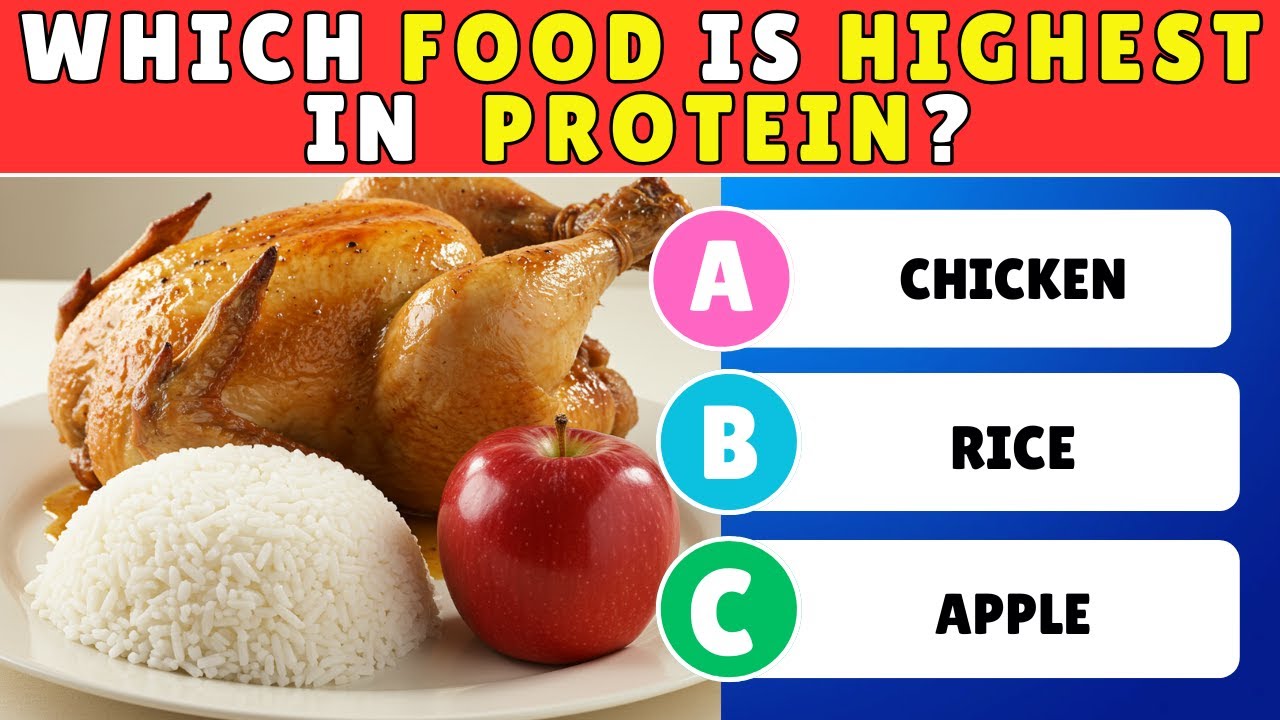 Food and Nutrition Trivia Quiz #1 💪- Test Your Knowledge in 5 Seconds