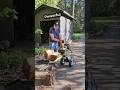 NO GAS Needed For This Log Splitter Splitting Logs As Smooth As A Hot Knife Through Butter