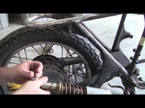 Update : Cafe Racer Build Project Part 18 : Removing Rear Wheel, Shocks & Swing Arm