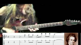 THE GREAT KAT IS GOD! GREAT KAT SHREDS BEETHOVEN&#39;S &quot;5th SYMPHONY&quot; with GUITAR TABLATURE &amp; NOTATION