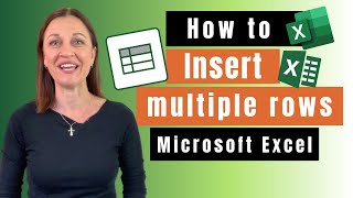 How to insert multiple rows in Microsoft Excel (inc. shortcut key)