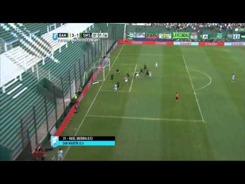 Gol de Iberbia en contra. Banfield 3 - San Martín 1. Fecha 5. Primera División 2015. FPT.