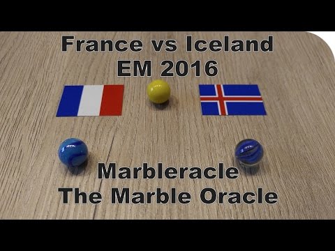 Marbleracle: France vs Iceland EM Oracle / Orakel 2016