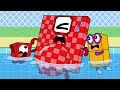 What Happened To Numberblocks 100 At The Pool Numberblocks Funny Animation