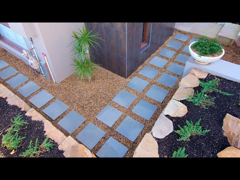 DIY Stepping Stone Path - How To Build A Side Path With Euro® Stone Pavers