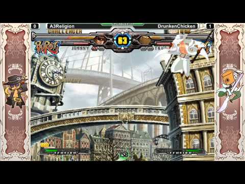 GGXXAC+R @ TGITSB #2 - A3Religion (Johnny) vs DrunkenChicken (Faust)