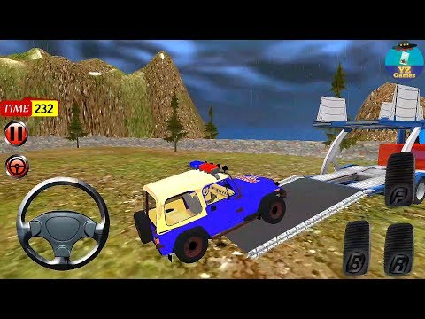 Police Car Offroad Transport Truck (Jeep Games 2018) #yz Android GamePlay [FHD] #3
