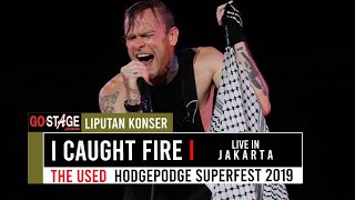 THE USED &quot;I CAUGHT FIRE&quot; PERFORM IN HODGEPODGE SUPERFEST 2019