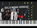 Hollywood Undead - Lion [Piano Cover Tutorial ...