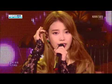 131013 Inkigayo - IU - Red Shoes