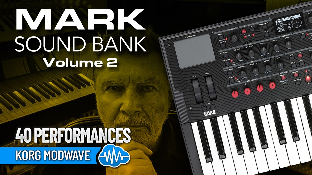 MSD027 - Mark Sound Bank V2 - Korg Modwave ( 40 performances ) - Video Preview 1