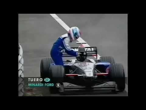 1998 F1 Hungarian GP - Esteban Tuero retire on lap 13