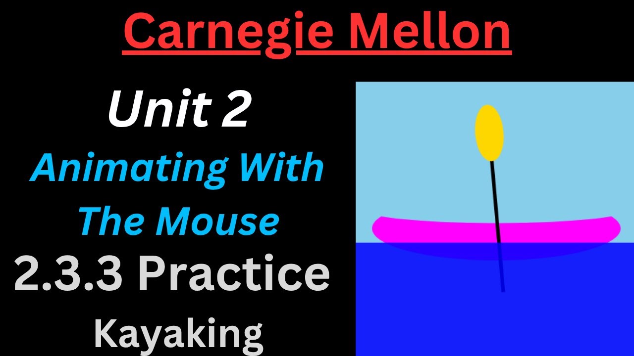 CM CS0 Unit 2 Lesson 8 Practice Activity: Kayaking