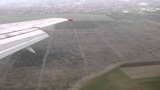 preview picture of video 'Skopje (SKP) runway 34 missed approach, and landing on runway 16'