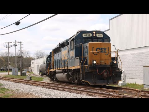 First train in 30 years - CSX delivers car at restored customer, Myles Standish Industrial - 4/28/23