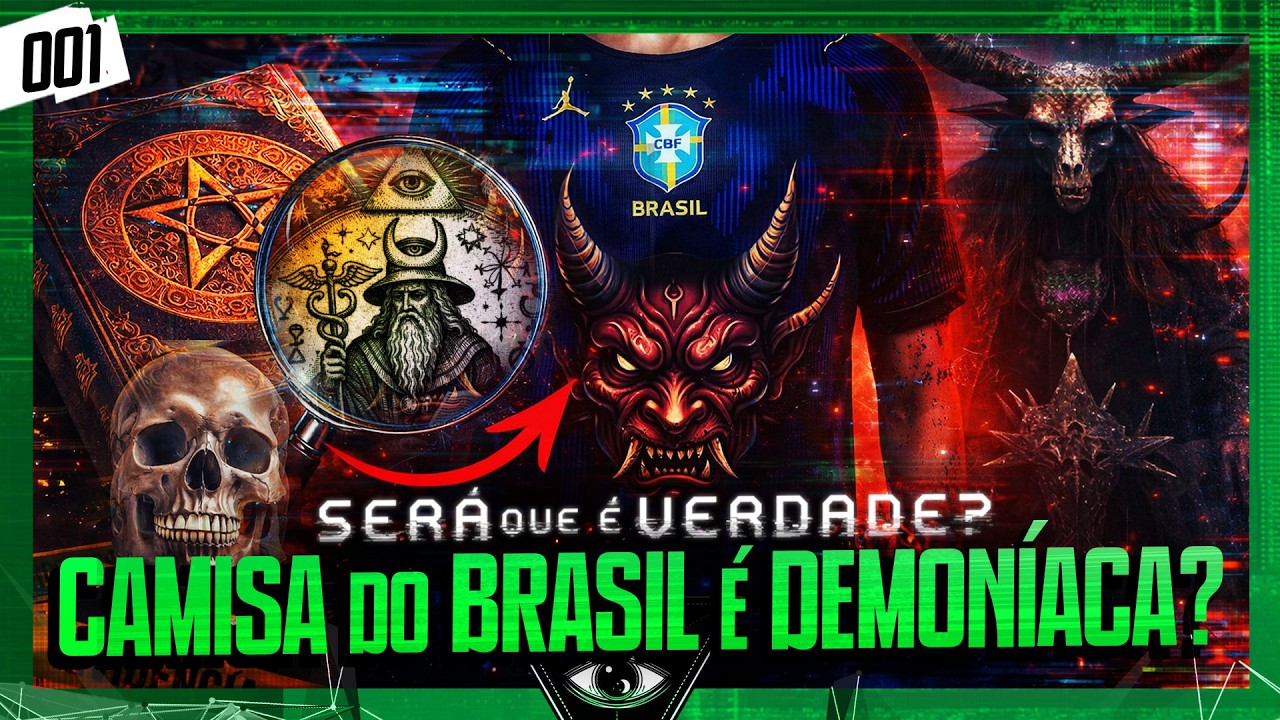 A CAMISA DA SELEÇÃO É UMA HOMENAGEM A BAPHOMET? - Será Que É Verdade? #001