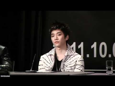 111006 2PM Hands Up Asia Tour in Taipei Press Con