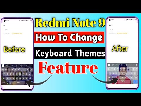 How To Change Keyboard Theme In Redmi Note 9// Customise Your Keyboard Theme In Redmi Phones